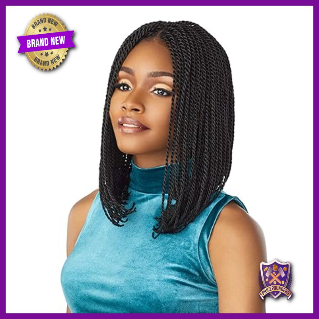 Hand Tied Swiss Lace Braided Wig With Large Parting Area